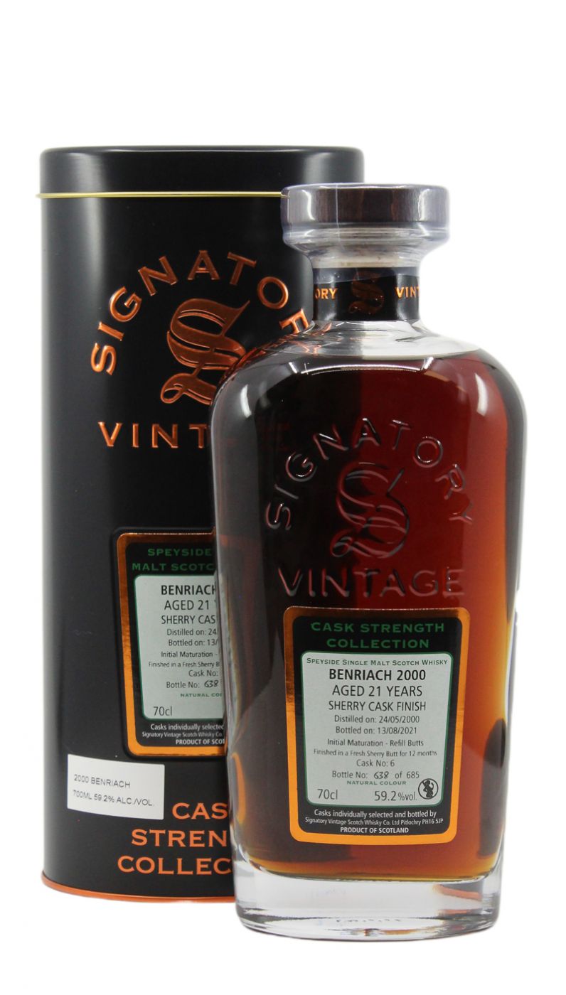 Signatory BenRiach 2000 59.2%