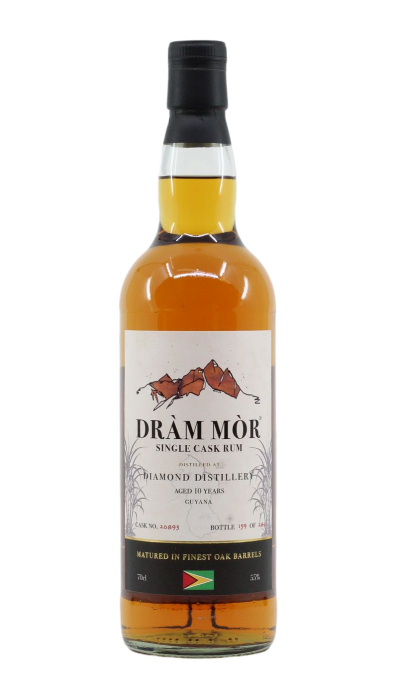 Dram Mor Guyana Diamond Rum 10 Yr