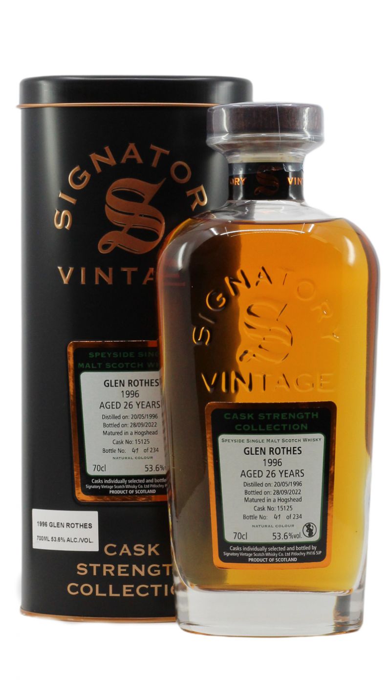 Signatory Glenrothes 1996 53.6%