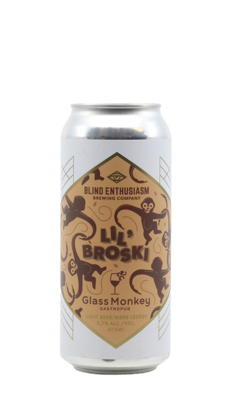 Blind Enthusiasm Lil Broski Light Beer