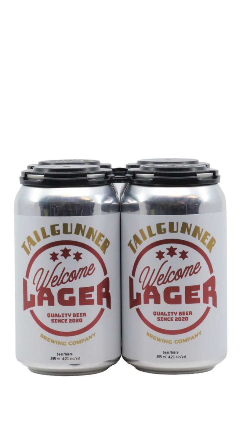 Tailgunner Welcome Lager 4pk