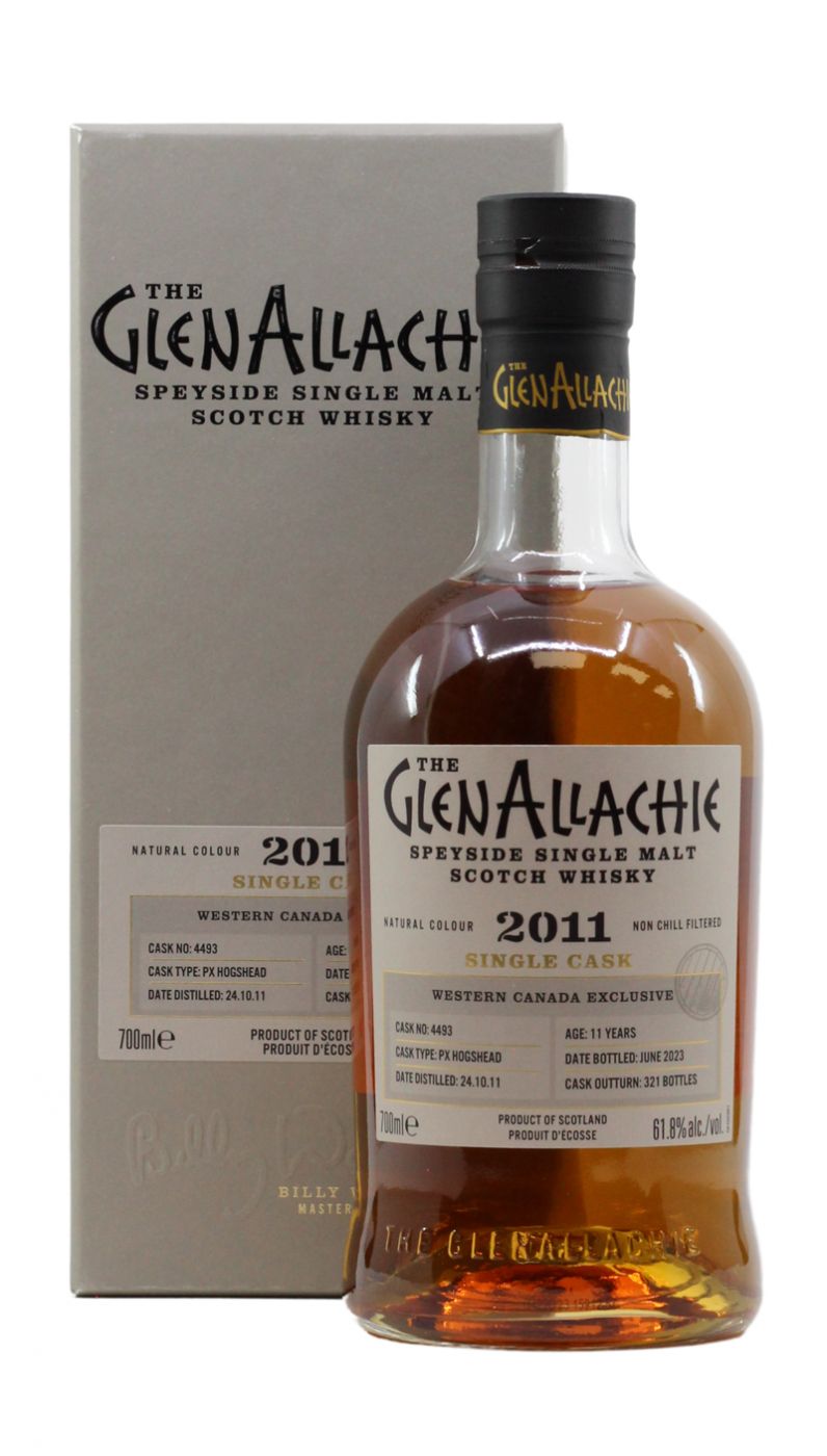 GlenAllachie 2011 PX Sherry Cask #4493
