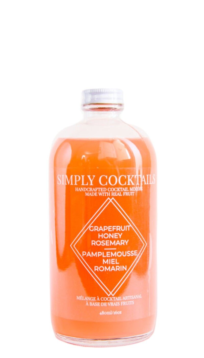 Simply Grapefruit Honey Rosemary Mixer